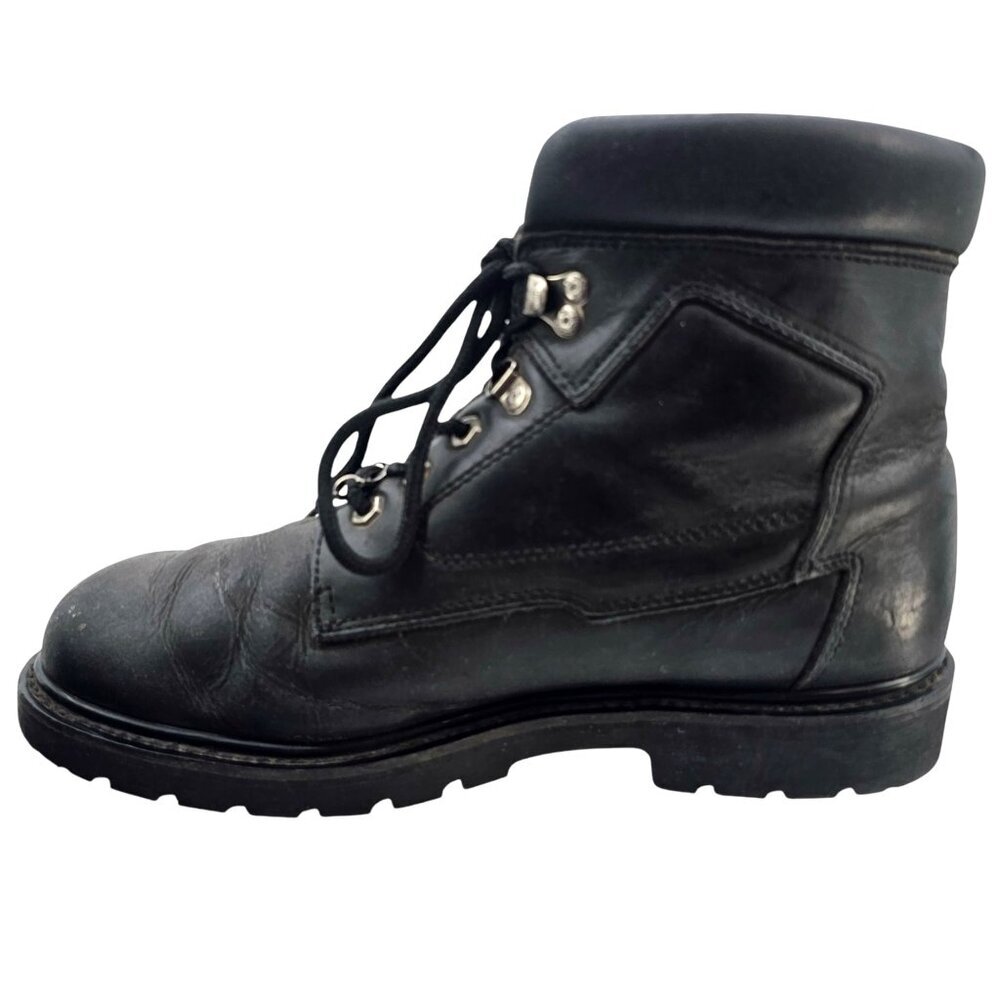 Harley-Davidson Mens 12 Wolverine Badlands 6 Inch Black Boots - Picture 5 of 16